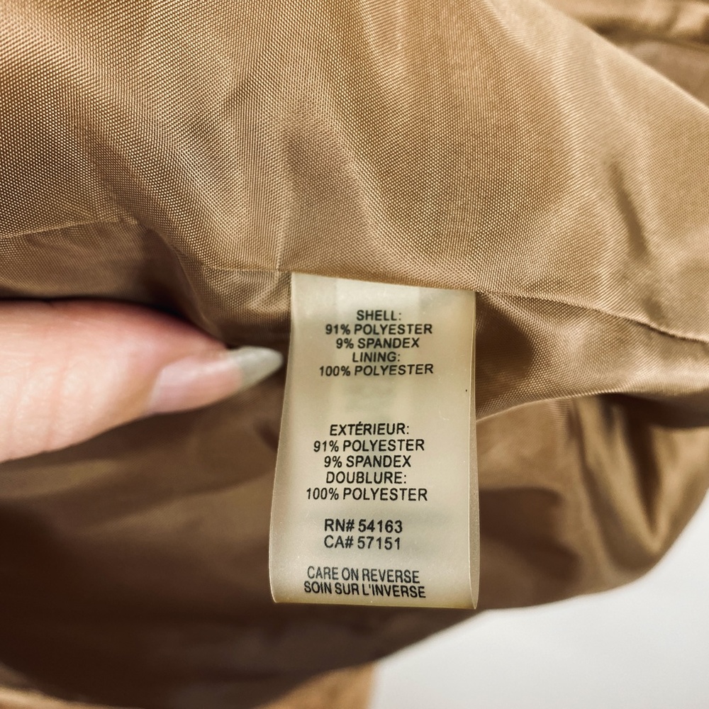 Ivanka Trump Faux Suede Open Front Jacket Sz. 14 - Picture 8 of 9